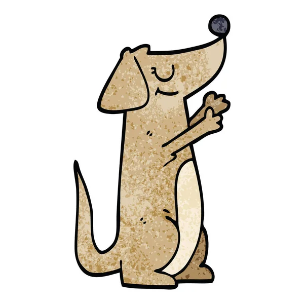 Cartoon Doodle Hund Vektorillustration — Stock vektor