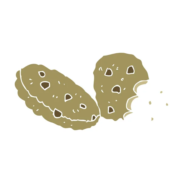 Ilustração Cor Plana Cookies — Vetor de Stock