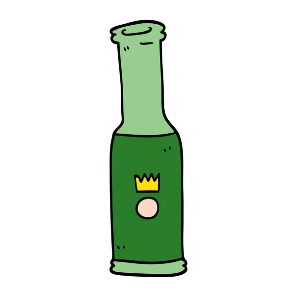 Dibujos Animados Garabato Botella Pop — Archivo Imágenes Vectoriales