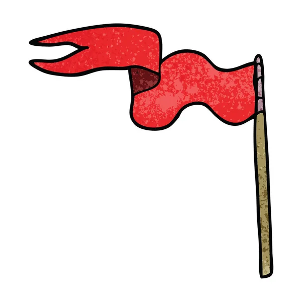 Cartoon Doodle Flagge Vektorillustration — Stockvektor