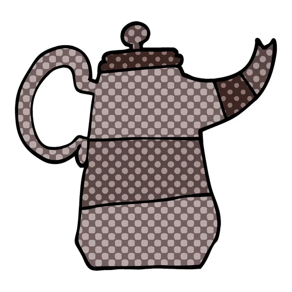 Мультяшный Чайник — стоковый вектор