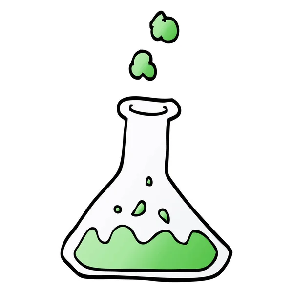 Productos Químicos Dibujos Animados Garabato Botella — Archivo Imágenes Vectoriales