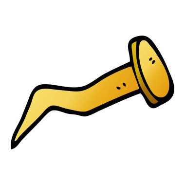 çizgi film doodle pirinç çivi