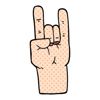 çizgi film doodle rock müzik el