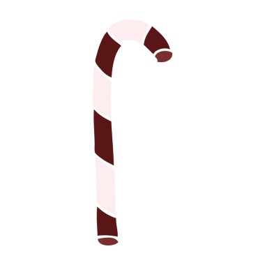 çizgi film doodle şeker kamışı