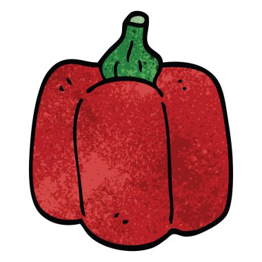 çizgi film doodle organik biber