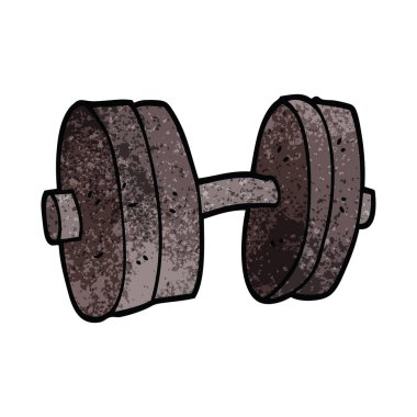 çizgi film doodle ağırlıkları, vektör çizim