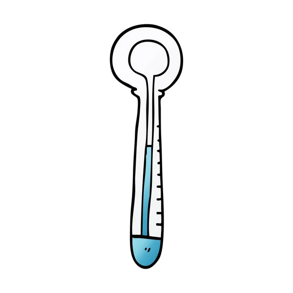 Мультфильм Каракули Медицинский Термометр — стоковый вектор