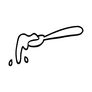 çizim karikatür kepçe gıda