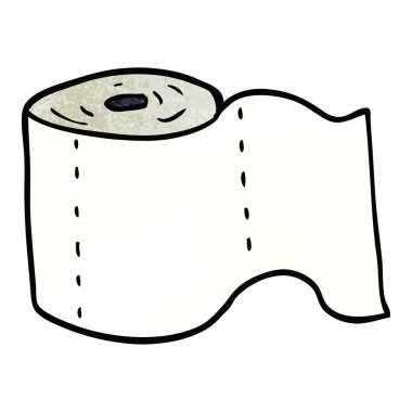 çizgi film doodle tuvalet kağıdı