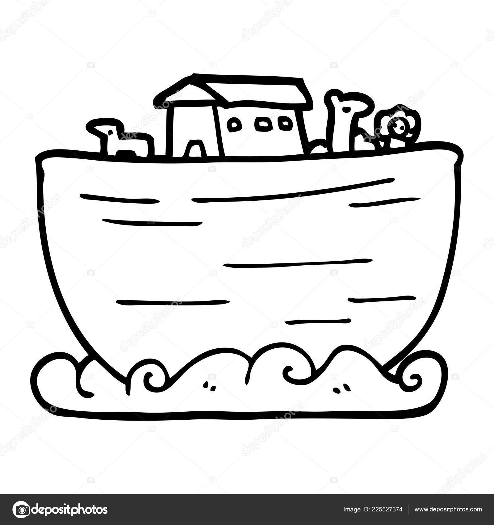 Line Drawing Cartoon Noahs Ark Stock Vector C Lineartestpilot Line Drawing Cartoon Noahs Ark Stock Vector C Lineartestpilot