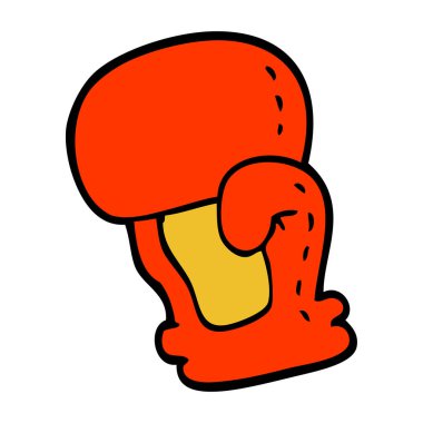 çizgi film doodle boks eldiveni