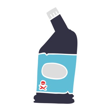 çizgi film doodle çamaşır suyu temizleyici