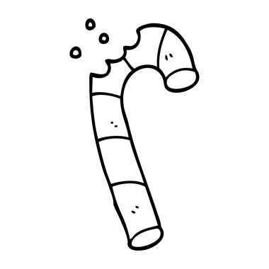 çizim karikatür xmas şeker kamışı