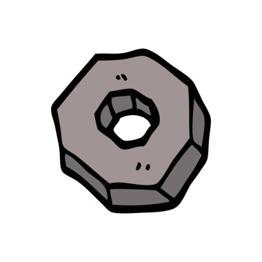 çizgi film doodle fındık