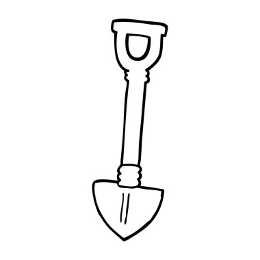 çizim karikatür kürek