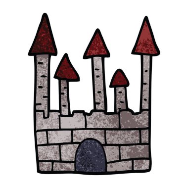 çizgi film doodle geleneksel Kalesi