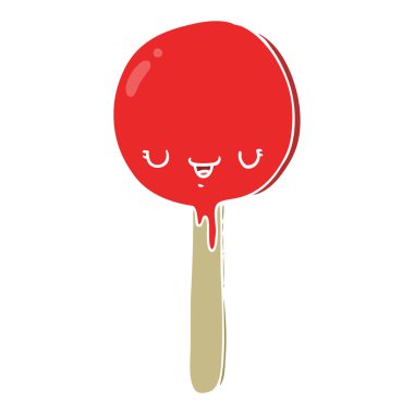 düz renk tarzı çizgi film candy lolipop