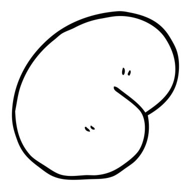 siyah beyaz çizgi film sihirli fasulye