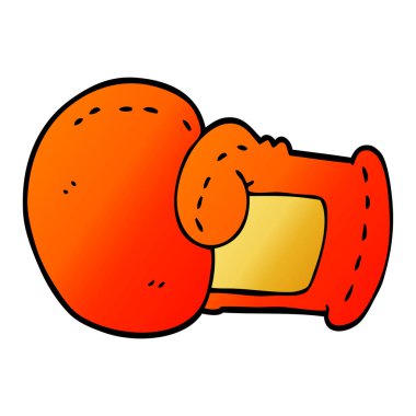 çizgi film doodle boks eldiveni