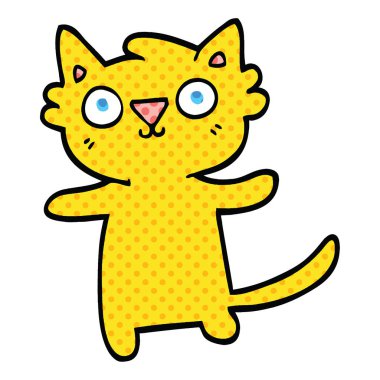 çizgi roman tarzı çizgi film kedi