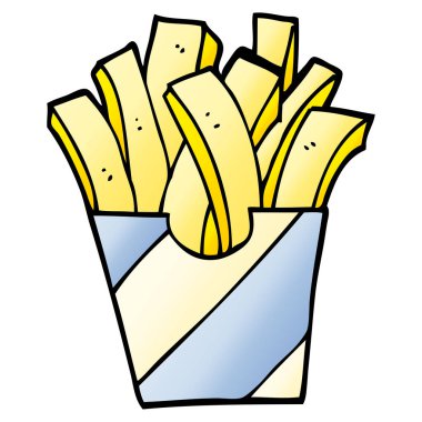 doodle patates beyaz arka plan üzerinde izole karikatür