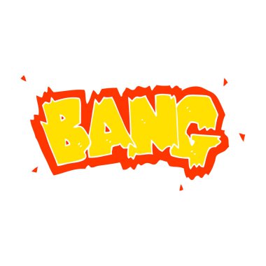 patlama düz renkli çizimi