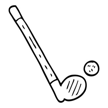 çizim karikatür golf kulübü