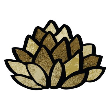 çizgi film doodle yaprak yığını