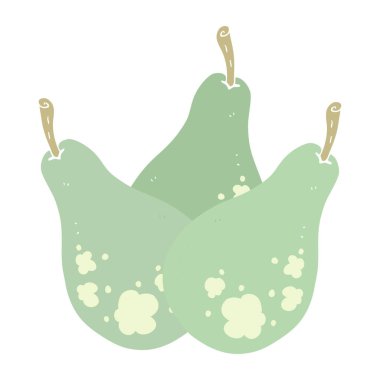 armut düz renkli çizimi