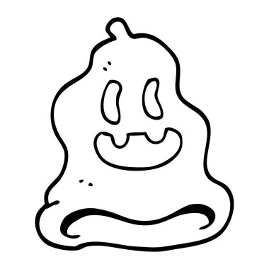 çizgi çizme çizgi film ürkütücü hayalet