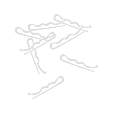 saç düz renkli çizimi