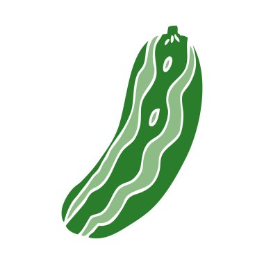 çizgi film doodle salatalık bitki