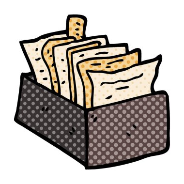 çizgi film kutusu dosyalama office doodle