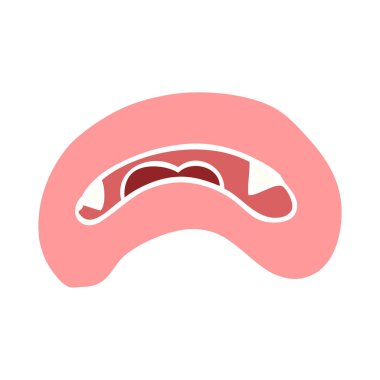 çizgi film doodle vampir ağız