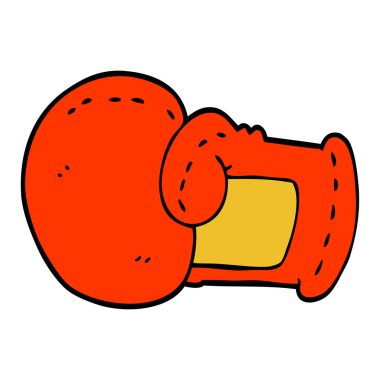 çizgi film doodle boks eldiveni