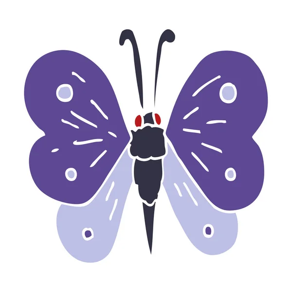 Иконка Бабочки Белом Фоне Вектор Иллюстрация — стоковый вектор