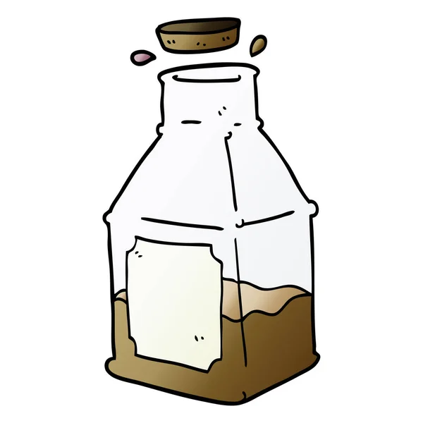 Boisson Doodle Dessin Animé Carafe — Image vectorielle