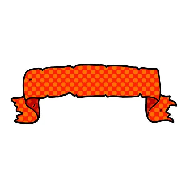 Cartoon Doodle Bläddra Banner — Stock vektor