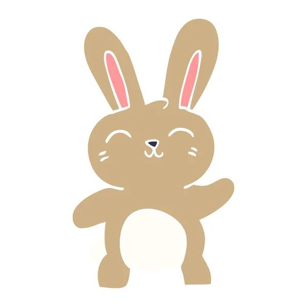 Dessin Animé Doodle Lapin Mignon — Image vectorielle