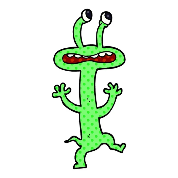 Cartoon Doodle Monster Vektor — Stockový vektor