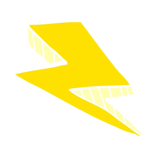 Cartoon Doodle Lightening Bout — Stockvector