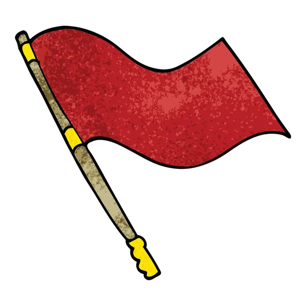 Флаг Мультфильма Векторная Иллюстрация — стоковый вектор