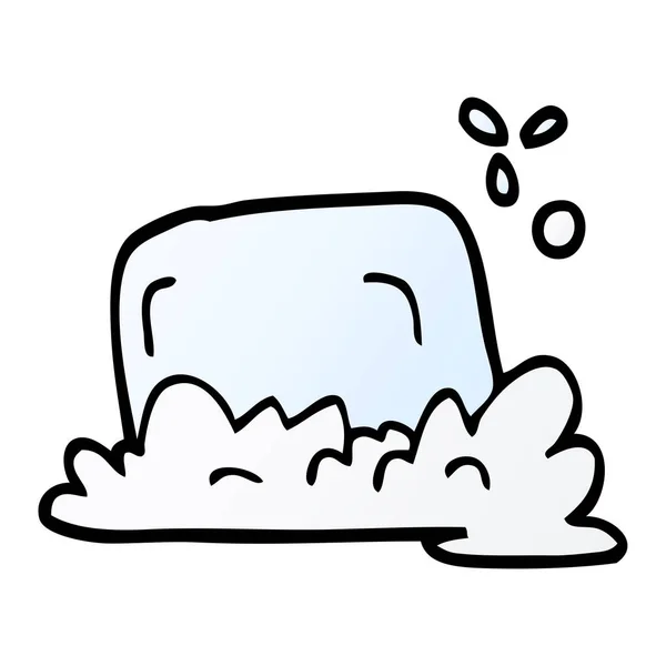 Cartoon Doodle Bar Soap — Stock Vector
