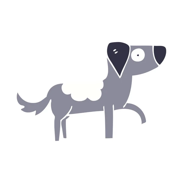 Cartoon Doodle Happy Dog — Stock Vector