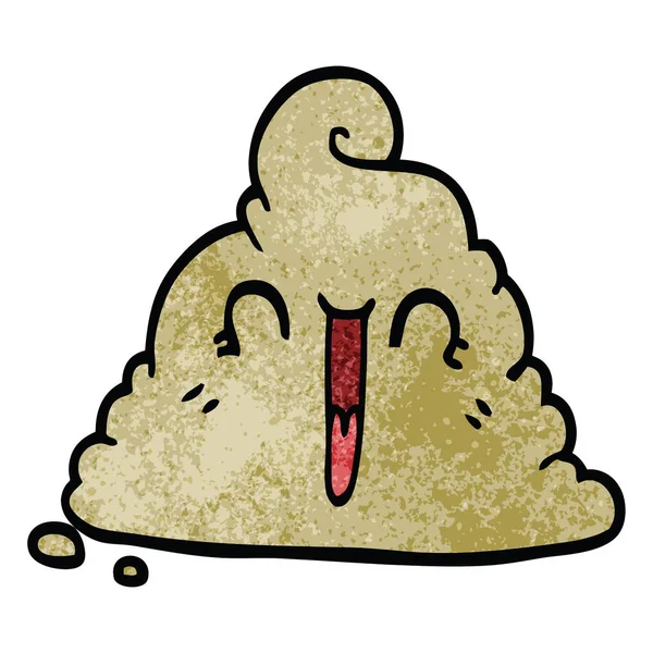 çizgi film doodle kaka, vektör çizim