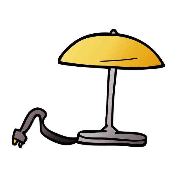 Cartoon Doodle Lamp Vectorillustratie — Stockvector