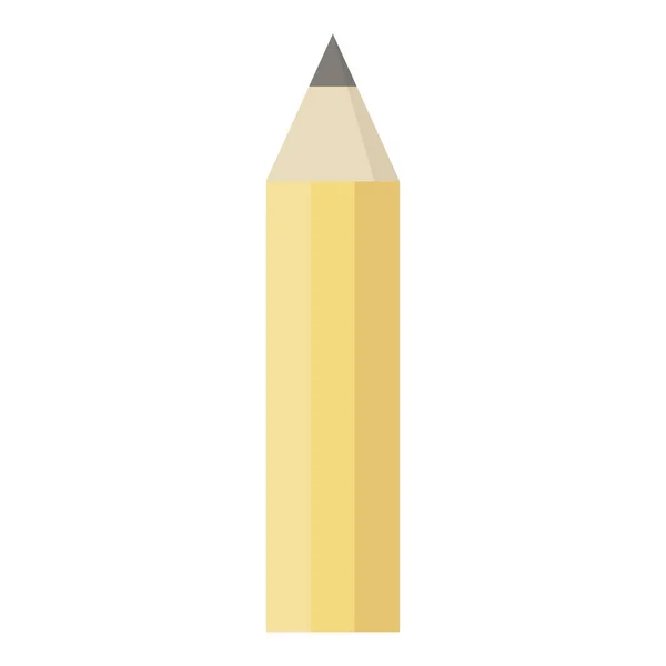 Illustration Couleur Plate Crayon — Image vectorielle