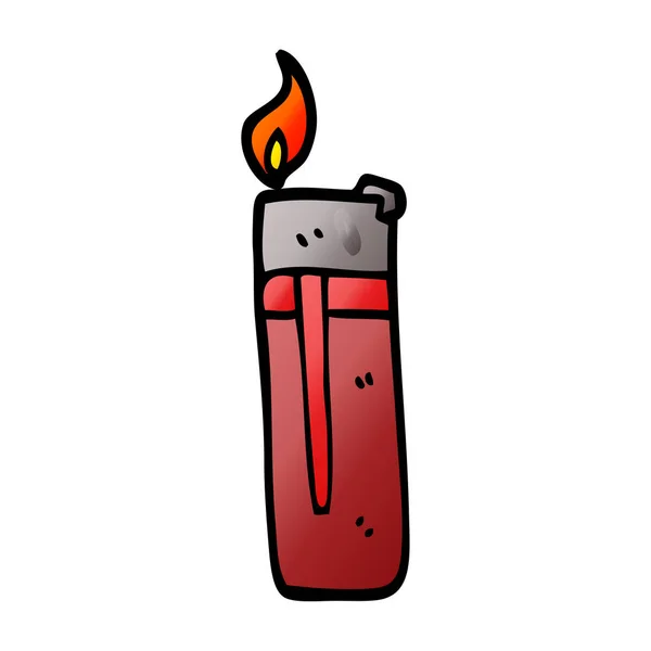 卡通涂鸦一次性打火机 — 图库矢量图片