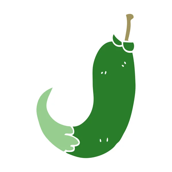 Cartoon Doodle Chilli Pepper — Stock Vector